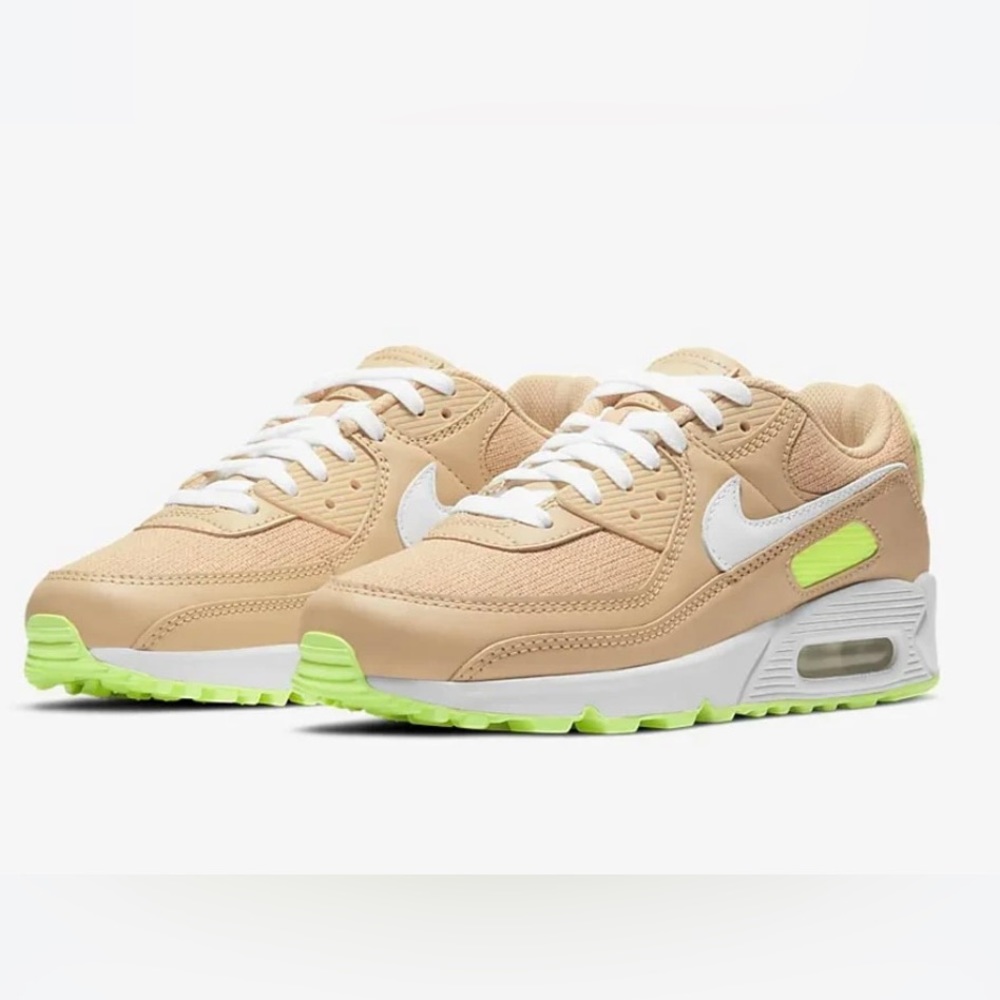 Nike Air Max 90 Special Edition - “Sesame/Barely Volt - Size 8